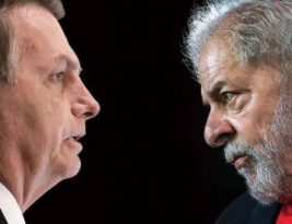 DATAFOLHA: Lula tem 48%, Bolsonaro 22% e Moro 9% das intenções de voto