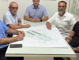 Cícero Lucena visita escritório de Burle Marx, no Rio de Janeiro, para discutir projeto do novo parque do Aeroclube