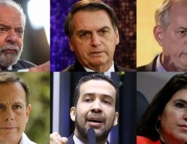 Pesquisa Ipespe: Lula tem 45%; Bolsonaro, 31%; Ciro, 8%; Doria, 3%; Janones e Tebet, 2%