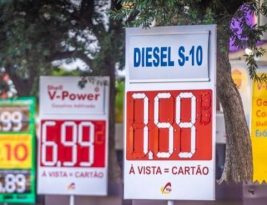 Diesel aumenta 9,5% e já custa mais do que a gasolina nos postos