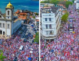 Lula faz caminhada pelas ruas de Salvador e pede voto para Jerônimo na reta final da campanha
