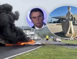 “Estamos lidando com um moleque”, diz ministro do STF sobre silêncio de Bolsonaro e bloqueios golpistas nas estradas