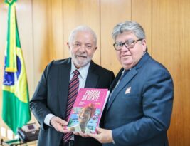 Lula diz a João que pretende trabalhar muito para “melhorar a vida do povo da Paraíba”
