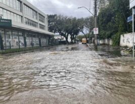 Lago Guaíba passa dos três metros e ameaça alagar Porto Alegre