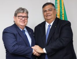 Governador da Paraíba assegura implantação de serviço aeromédico da PRF e doação de helicóptero para reforço na segurança e saúde, em reunião com o ministro da Justiça