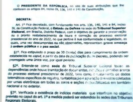 Minuta do golpe previa prisão de Gilmar Mendes, Moraes e Pacheco