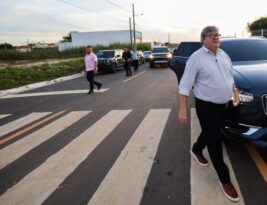 João Azevêdo entrega obras de mobilidade urbana em Cajazeiras e assegura desenvolvimento para o município e região