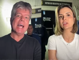 Ruy e Amanda denunciam que tiveram evento de pré-campanha cancelado pelo “crime organizado” no bairro do Cristo Redentor e prestam boletim de ocorrência