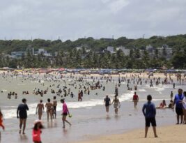 Apenas um trecho de praia está impróprio para banho no litoral da Paraíba, segundo a Sudema