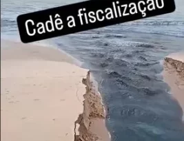 Corretor de imóveis cobra fiscalização e denuncia lançamento de esgoto na praia de Manaíra