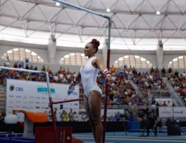 Brasileiro de Ginástica Artística: Rebeca Andrade fatura ouro nas barras assimétricas