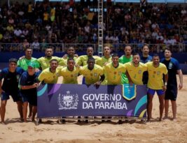 Paraíba Beach Games: Brasil vence as duas partidas contra a Colômbia e ganha o Desafio Internacional de Futebol de Areia