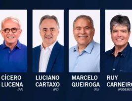 Eleição em João Pessoa: Cícero Lucena tem 41,1%; Queiroga, 21,4%; e Carneiro, 21% dos votos válidos, diz pesquisa AtlasIntel