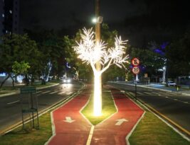 Prefeitura realiza programação de Natal pela primeira vez no Parque das Três Ruas