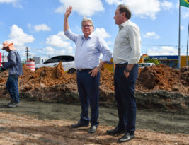 João Azevêdo inspeciona obras de mobilidade urbana em João Pessoa que somam investimentos de R$ 95 milhões  