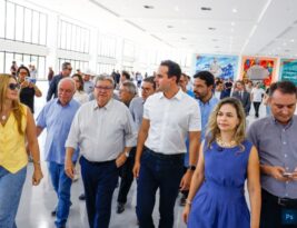 João Azevêdo inspeciona obras do Centro de Convenções e do Hospital da Mulher de Campina Grande