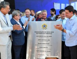 João Azevêdo e ministro Sílvio Costa Filho entregam nova estrutura do Porto de Cabedelo e destacam importância da obra na economia paraibana