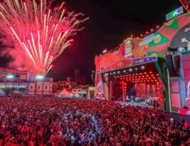 Com drone e lata junina decorada, Simone Mendes brinda Campina Grande com Brahma em noite inesquecível de São João