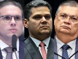 Hugo Motta e Alcolumbre ficam “cara a cara” com Flávio Dino em audiência sobre emendas