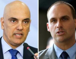 Moraes determina o bloqueio de bens, contas e Pix de Eduardo Bolsonaro, que trama contra o Brasil no exterior