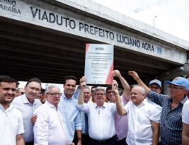 João Azevêdo entrega mais um investimento em mobilidade urbana em João Pessoa com a liberação da segunda etapa do Viaduto Luciano Agra