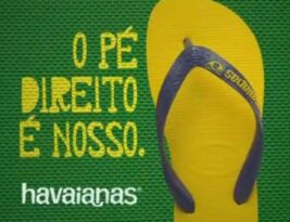 Antes de Fernanda Torres, Havaianas disse que pé esquerdo dá azar