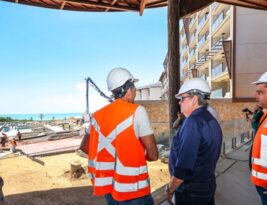 João Azevêdo visita obras do Polo Turístico Cabo Branco e acompanha ritmo das construções