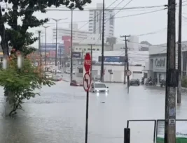 Alerta de chuvas intensas em João Pessoa: veja os pontos com acúmulo de água na capital