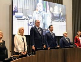 Lucas Ribeiro participa de inauguração de Sala Lilás no TJPB e prestigia posse de desembargadora no TRT-PB