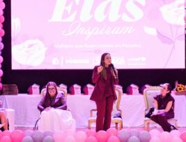 Primeira-dama Camila Mariz é homenageada durante evento sobre protagonismo feminino em Pocinhos