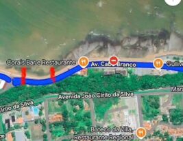 Semob-JP bloqueia parcialmente trecho da Avenida Cabo Branco após risco de deslizamento em barreira