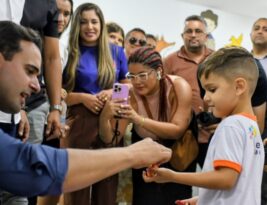 Governador Lucas Ribeiro inaugura creche em Condado e vistoria obras em Vista Serrana