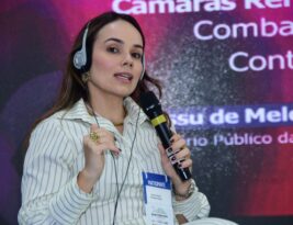 Primeira-dama Camila Mariz defende fortalecimento da rede de proteção no combate à violência contra a mulher durante Smart Cities