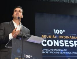 Governador Lucas Ribeiro destaca integração entre estados no combate ao crime durante abertura da 100ª reunião do Consesp